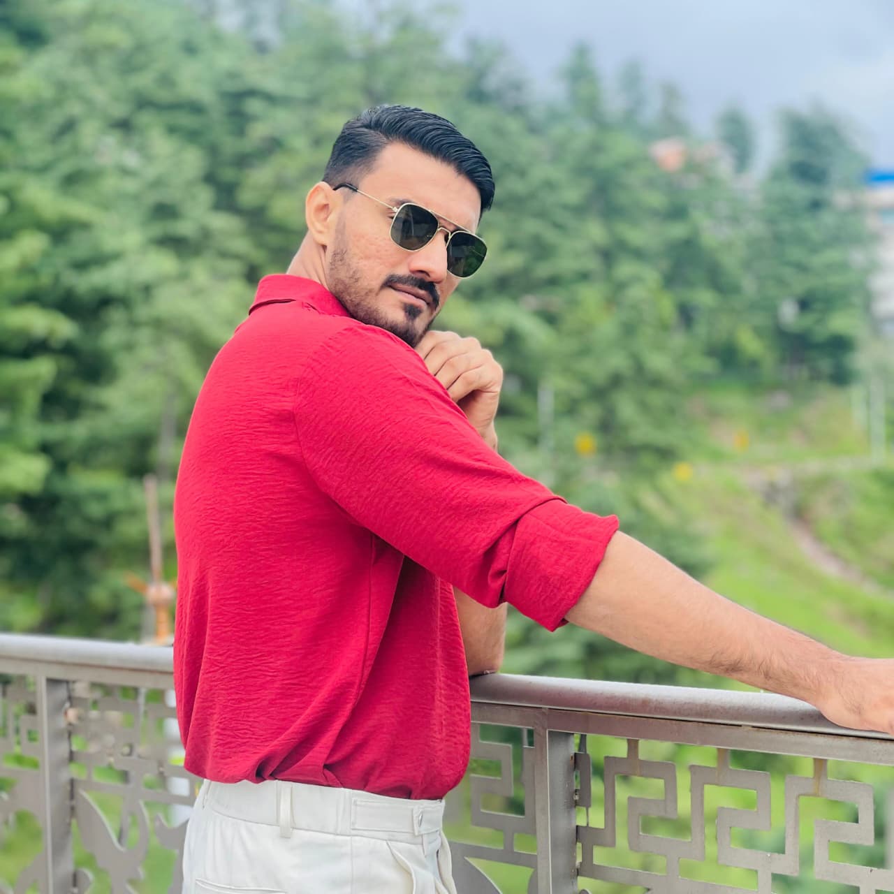 Men’s Red Dress Shirt