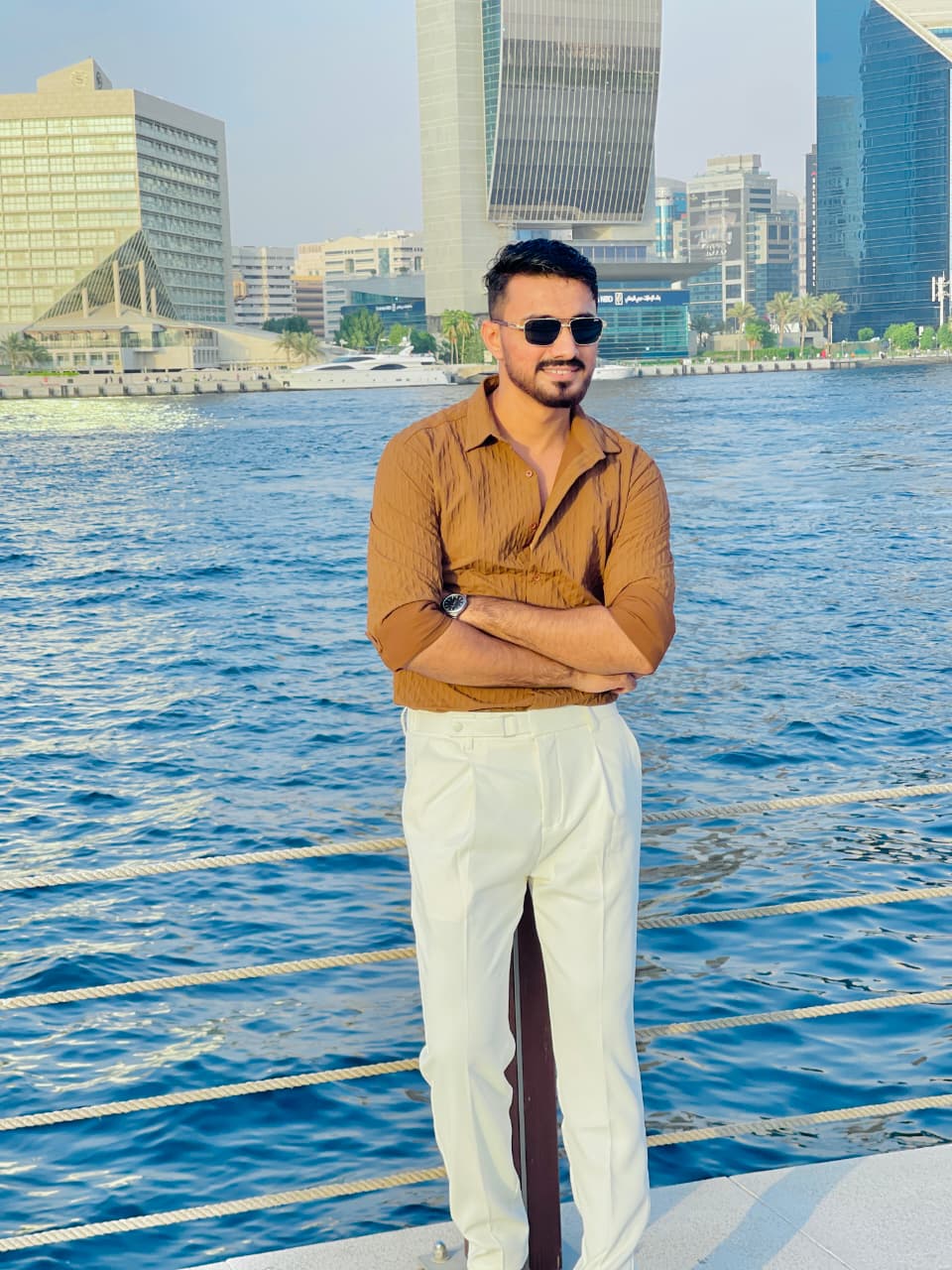 BROWN FULL SLEEVE SHIRT